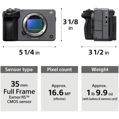 Видеокамера Sony ILME-FX5 c XLR Handle Unit, Черный