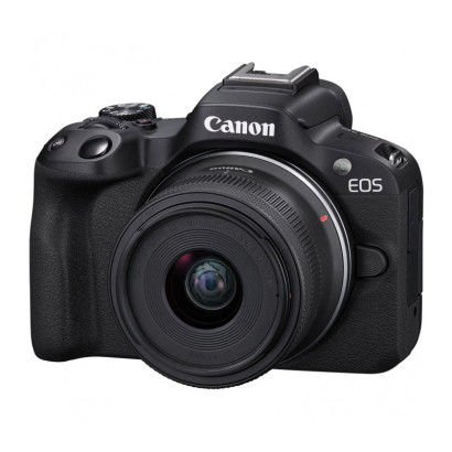 Фотоаппарат Canon EOS R50 Kit RF-S 18-45mm F4.5-6.3 + 55-210mm f/5-7.1 IS STM, черный