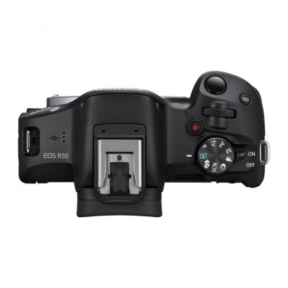 Фотоаппарат Canon EOS R50 Kit RF-S 18-45mm F4.5-6.3 + 55-210mm f/5-7.1 IS STM, черный