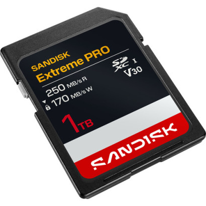 Карта Памяти Sandisk 1TB SDXC Extreme PRO UHS-I (250R/170W) (SDSDXXJ1T00G)
