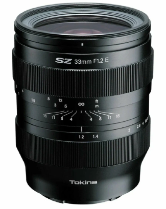 Объектив Tokina SZ 33mm f/1.2 Sony E, чёрный