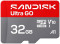 Карта памяти Sandisk Ultra Go Micro SDXC UHS-I 32GB (SDSQUGN-032GGN6MN)