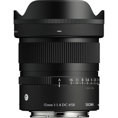 Объектив Sigma 15mm f/1.4 DC Contemporary Sony E, Черный