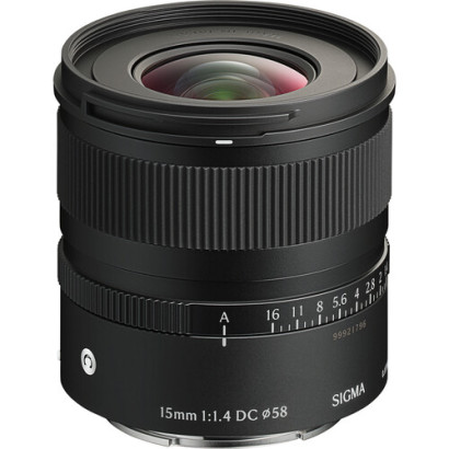 Объектив Sigma 15mm f/1.4 DC Contemporary Sony E, Черный