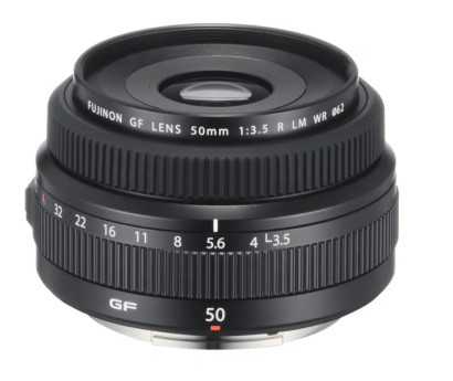 Объектив Fujifilm GF 50mm f/3.5 R LM WR, Черный
