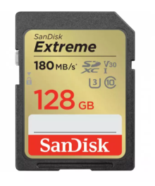 Карта памяти SanDisk Extreme SDXC UHS-I Class 3 V30 180/90 MB/s 128GB (SDSDXVA-128G-GNCIN) Карта памяти SanDisk Extreme SDXC UHS-I Class 3 V30 180/90 MB/s 128GB (SDSDXVA-128G-GNCIN)