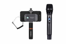 COMICA CVM-WS50H (HTX+RX) UHF 6-канальный Радио микрофон для смартфона COMICA CVM-WS50H (HTX+RX) UHF 6-канальный Радио микрофон для смартфона