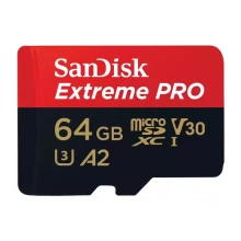 Карта памяти SanDisk Extreme PRO microSDXC UHS-I U3 V30 A2 200/90 MB/s 64GB (SDSQXCU-064G-GN6MA) Карта памяти SanDisk Extreme PRO microSDXC UHS-I U3 V30 A2 200/90 MB/s 64GB (SDSQXCU-064G-GN6MA)