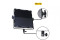 Professional Video Light LED-1296AS Накамерный свет + сетевой адаптер,пульт,чехол (3200К-5600К/75W/7800 люкс/1 м)
