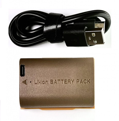 DL T-LPE6 Аккумулятор с встроенным портом USB Type-C (с кабелем Type-C)