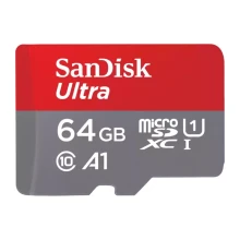Карта Памяти SanDisk Ultra microSDXC Class 10 A1 UHS-I 140MB/s 64GB (SDSQUAB-064G-GN6MN) Карта Памяти SanDisk Ultra microSDXC Class 10 A1 UHS-I 140MB/s 64GB (SDSQUAB-064G-GN6MN)