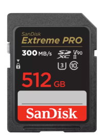Карта памяти SanDisk Extreme Pro SDXC UHS-II V90 U3 300/260 MB/s 512GB SDSDXDM-512G-GN4IN Карта памяти SanDisk Extreme Pro SDXC UHS-II V90 U3 300/260 MB/s 512GB SDSDXDM-512G-GN4IN