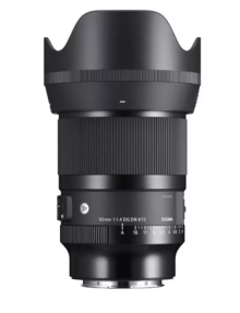 Объектив Sigma AF 50mm F/1.4 DG DN Art Sony E, Черный